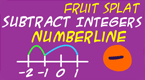 Integers Subtraction - Fruit Splat