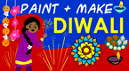 learn about diwali  - paint and make
