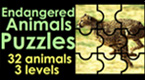 jigsaw puzzles - endangered animals