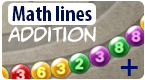 math lines - addition