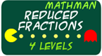 mathman - reduced fractions game
