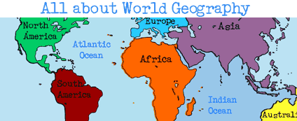 world continents and oceans